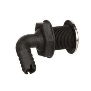 THRU HULL W/SS COVER-3/4" 90DG