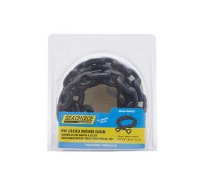 ANCHR LEAD CHAIN-PVC-1/4X4-BLK
