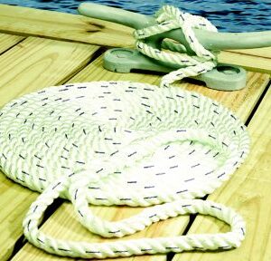 DOCK LINE W/TRACER-1/2" X 30'