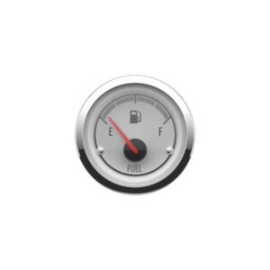 GAUGE FUEL LEVEL WH/CHROME