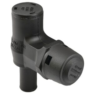 90° P-Trap Fuel Tank Vent (Black Vent Head)