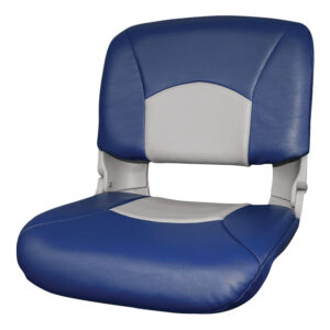 All-Weather High-Back Folding Seats - Blue/Gray