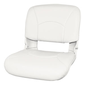All-Weather High-Back Folding Seats - White