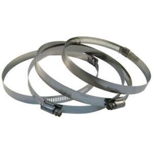 9/16” Hy-Gear® 63-4 Stainless Steel Hose Clamps (SAE Size 20, Clamping Range 3/4” - 1-3/4”)