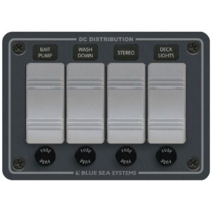 Contura Switch Water Resistant Fuse Panel (4 Positions)