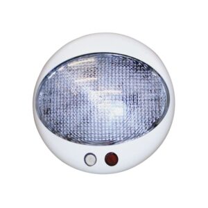 L.E.D. Interior Light (Diameter 5", White/Red L.E.D.s.)