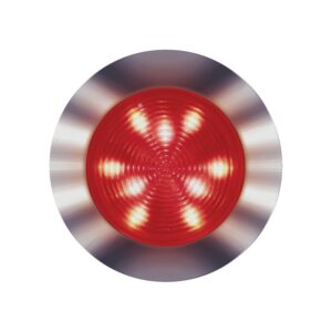 L.E.D. Recessed Mount Accent Light (12 White/9 Red L.E.D.s.)