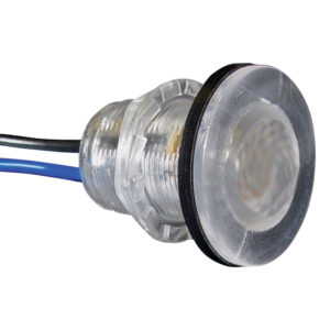L.E.D. Frosted Livewell Light (Diameter 1-1/4", Red L.E.D.s.)