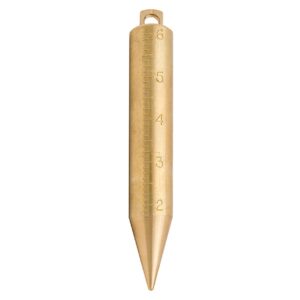 Double Duty Gauging Tape (20 oz. Plumb Bob, Brass)