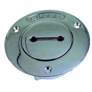 Fig. 528 Non-EPA, Non-Vented Deck Plates for 1-1/2” Pipe (Diesel, Chrome Plated Cast Bronze)