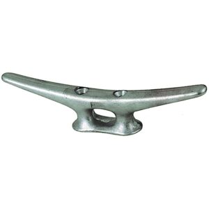 Fig. 545 Aluminum Plain Finished 8" Cleats (Open Base)