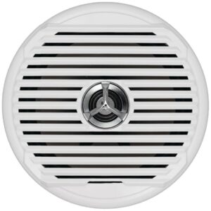 MSX65R 6.5” Waterproof Coaxial Speakers, Pair (Silver/White)