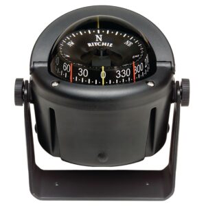 Helmsman™ Compass - Traditional Black with CombiDial (Bracket Mount)