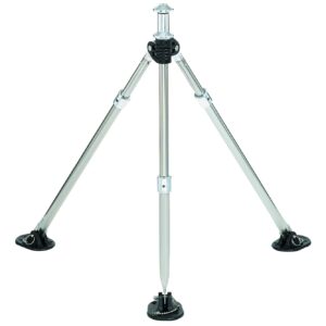 Adjustable Height Ski Pylon with Nylon Flush Mount Post Base