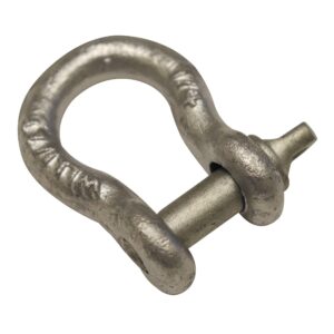 Galvanized Shackles - Load Rated (1/4”, 1/2 Ton)