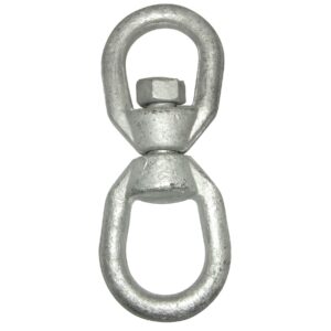 Imported Galvanized 1/2” Steel Eye and Eye Swivels