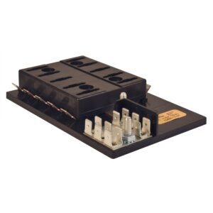 ATO/ATC Fuse Block with Ground Bus Bar (10 Gang)