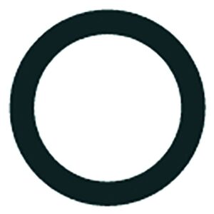 Flexible Black Vinyl Insert (1/2” D)