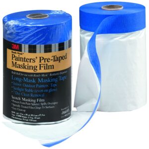 Hand Masker™ Pre-Taped Plastic Drop Cloth (48” x 25 yds)