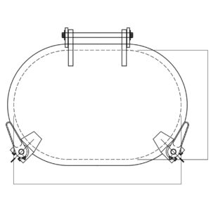 15” x 23” 2-Dog Bolt Hatch - 87 lbs.